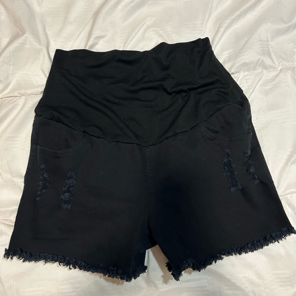 Maternity Jean shorts
